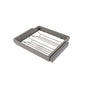 Emuca Kit  cassetto portascarpe e telaio regolabile Quartz per armadi, chiusura ammortizzata e estrazione totale,, modulo 60 cm, finitura Titanio