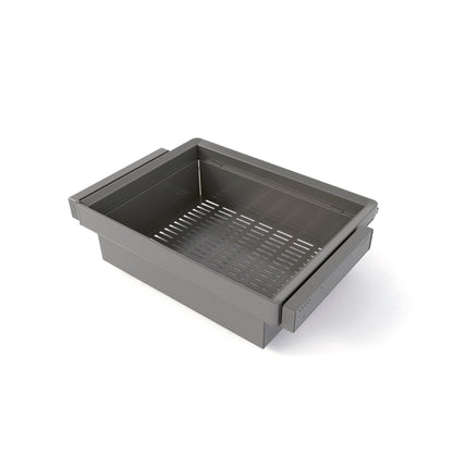 Kit  cassetto metallico e telaio regolabile Quartz per armadi, chiusura ammortizzata e estrazione totale
