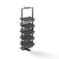 Emuca Porta scarpe girevole per interni armadio Quartz, H1640mm, Modulo 800 mm, Acciaio, Alluminio, Legno, Titanio