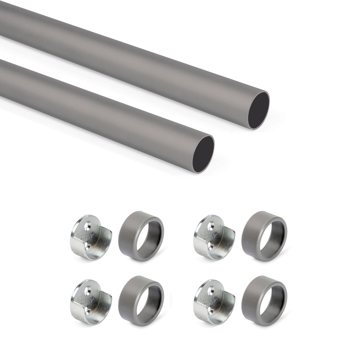Kit tubo per armadio rotondo Ø28