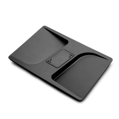 Emuca Contenitori per cassetti da cucina Recycle con coperchio anti-odore, Altezza 266, 1x15 lt, Tecnoplastica, Nera