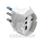 adattatore spina 16A presa 16A schuko 10/16A bipasso