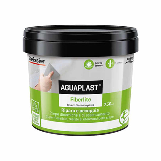 aguaplast fiberlite stucco in pasta bianco 750 ml