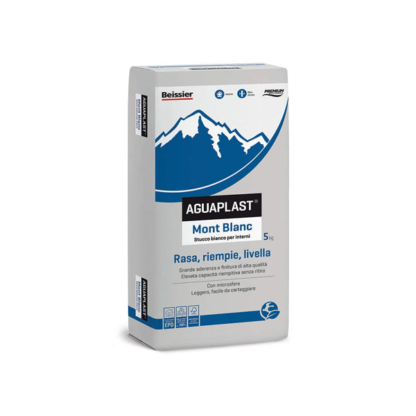 aguaplast mont blanc stucco in polvere 5 kg