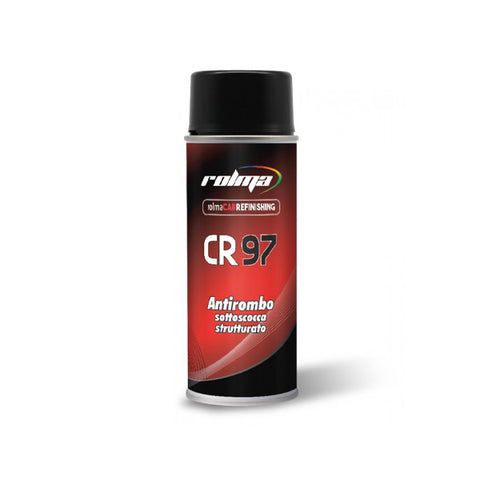 cr 97 spray antirombo sottoscocca strutturato nero 400 ml rolma
