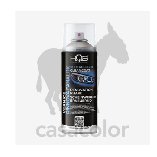 hqs vernice spray trasparente rinnova fanali auto 400 ml