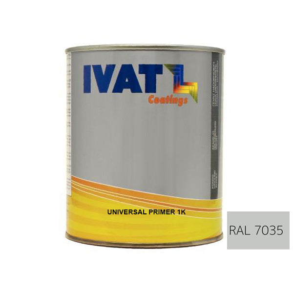 universal primer 1k grigio ral 7035 fondo finitura universale 750 ml ivat coatings