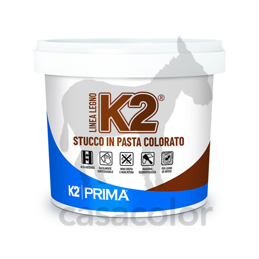 stucco in pasta per legno k2 ciliegio 500 grammi