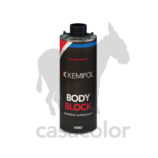 antirombo protettivo sottoscocca body block bianco verniciabile 0,75 lt