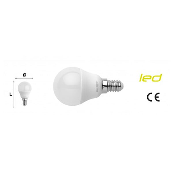 lampada led E14 6,5 Watt 806 lumen 4000k luce bianca naturale