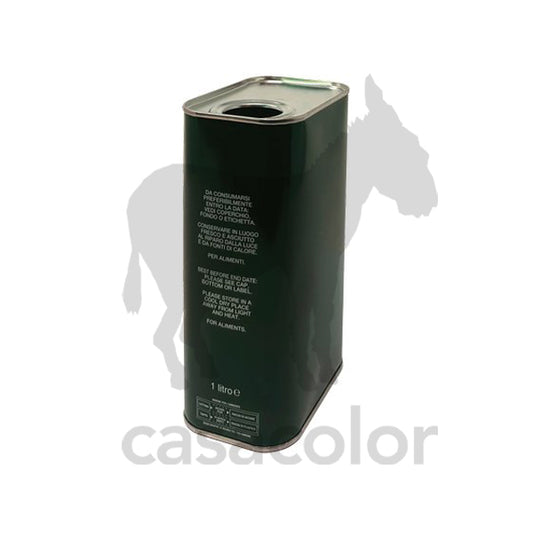 lattina per olio di oliva 1 lt completa di tappo