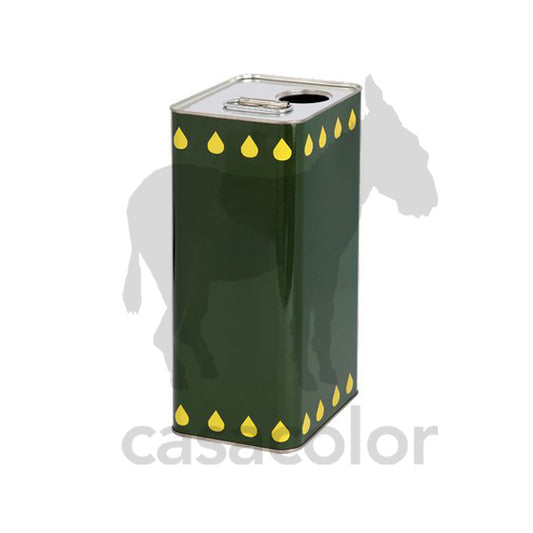 lattina per olio di oliva 5 lt completa di tappo