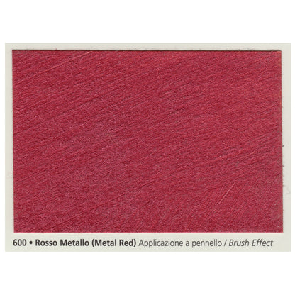 samsara slim pittura decorativa effetto sabbiato  rosso metallo 0,75 lt