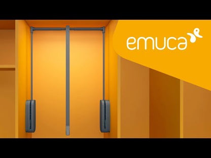 Emuca Set di spessori laterali per appendiabiti Sling, Tecnoplastica, Bianca