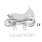 prolunga elettrica bianca 5 mt spina 16A con presa schuko sez. 3 x 1,5
