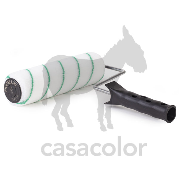rullo professionale poly-hq 23 cm diametro 48 mm altezza setola 12 mm completo di manico