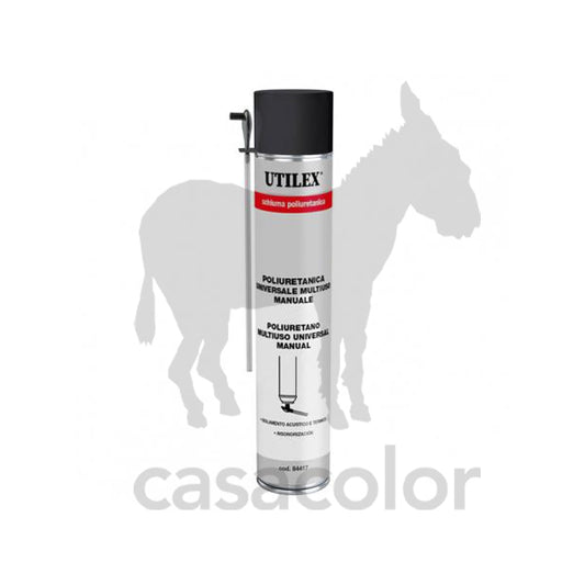 schiuma poliuretanica per riempimento universale manuale 750 ml utilex