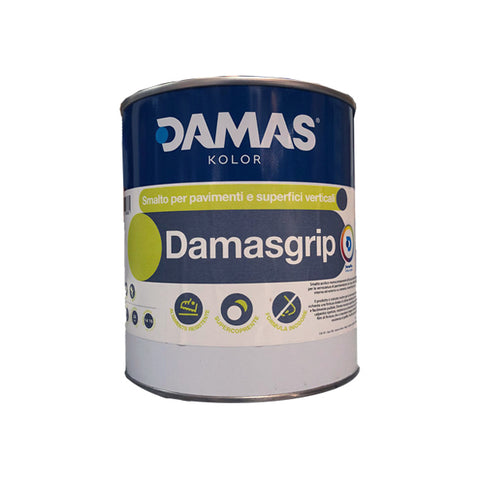 damasgrip smalto all'acqua satinato bianco per tutte le superfici 750 ml damaskolor
