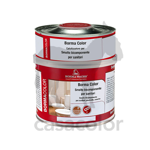 smalto 2k bicomponente per sanitari e ceramica bianco lucido 750 ml
