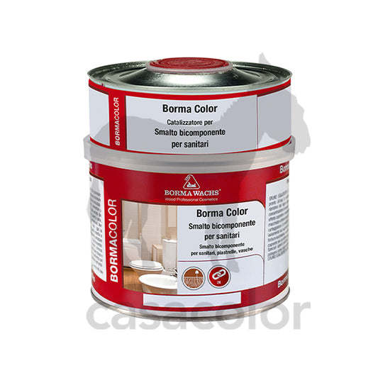 smalto 2k bicomponente per sanitari e ceramica bianco lucido 750 ml