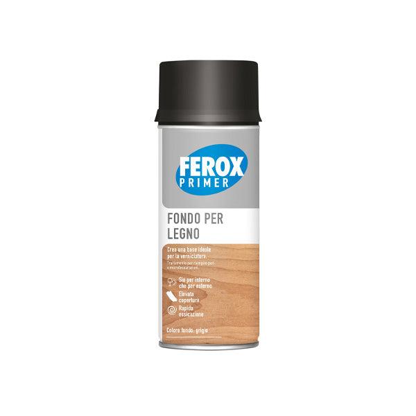 ferox primer fondo per legno spray 400 ml –