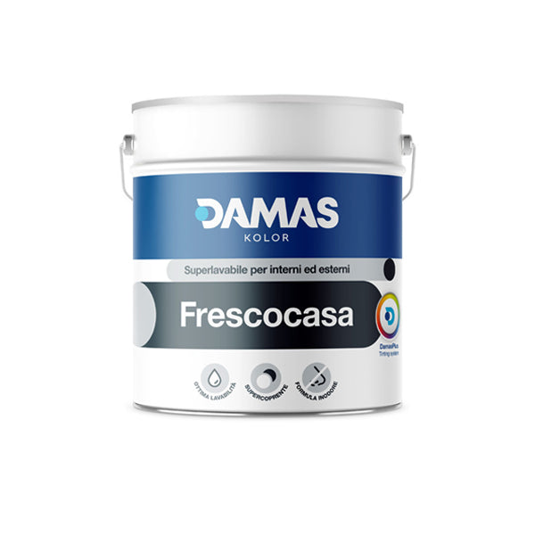 frescocasa pittura lavabile per interni classe2 di lavabilita 14 lt damas kolor