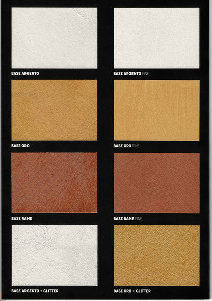 pittura decorativa effetto sabbiato infinity sabbiato argento 2,5 lt damas kolor