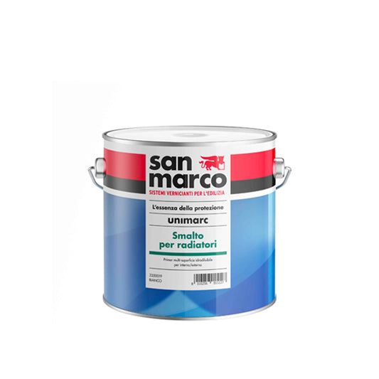 marcores smalto a solvente per termosifoni bianco satinato 0,75 lt