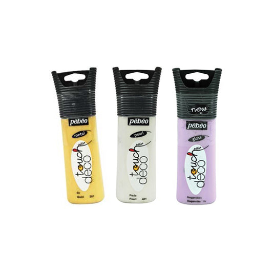 pebeo touch acrilico all'acqua decorativo 3d multi superficie